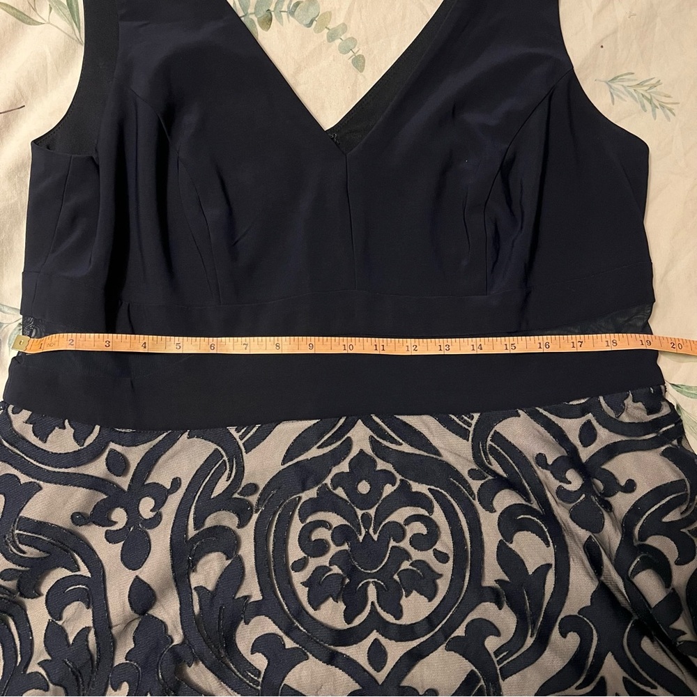 Xscape Navy Blue Formal Dress - Picture 2 of 12
